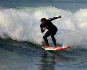 My surfing son Arran at Polzeath.