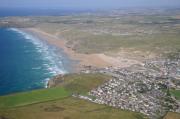 Perranporth and its beach.