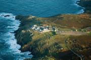 Lands End from the Isles of Scilly helicopter.