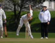 Wadebridge bowler Jodie Ross in action against Luckett.