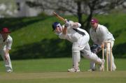 Lucketts Dan Billings in action. Wadebridge WK is Dave Wilton.