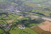 Aerial view of Wadebridge. July 2008.