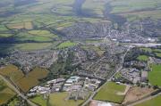 Aerial view of Wadebridge. July 2008.