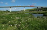 New A39 bridge over the River Camel at Wadebridge