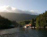 Leaving Telegraph Cove behind on a fine September morning.